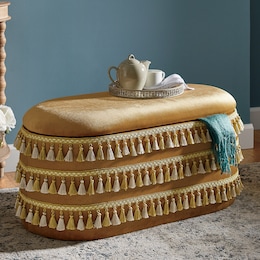 Tassel Storage Bench, , large