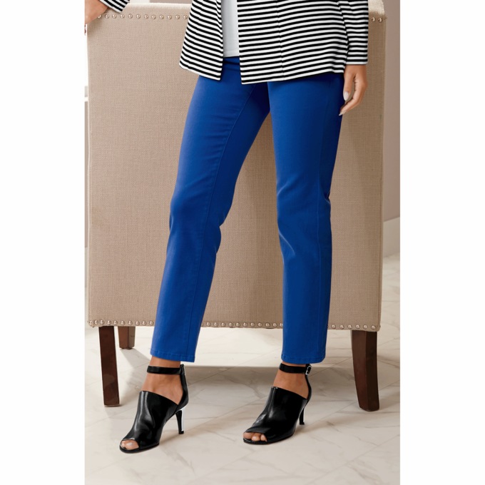 Ava Colored Slim Jean, , large