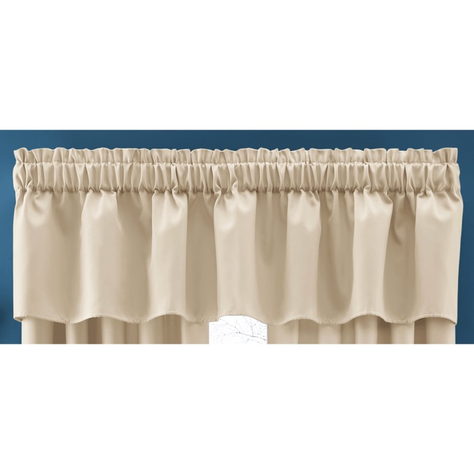 Polar Fleece-Lined Valance, , large
