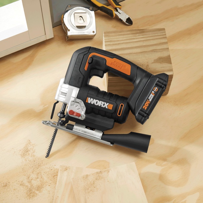 Worx 20-Volt Power Share Cordless Jigsaw, , large
