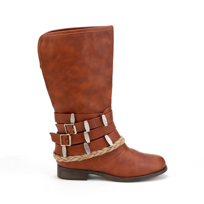 Multi Ankle-Wrap Boot by Monroe & Main, , large