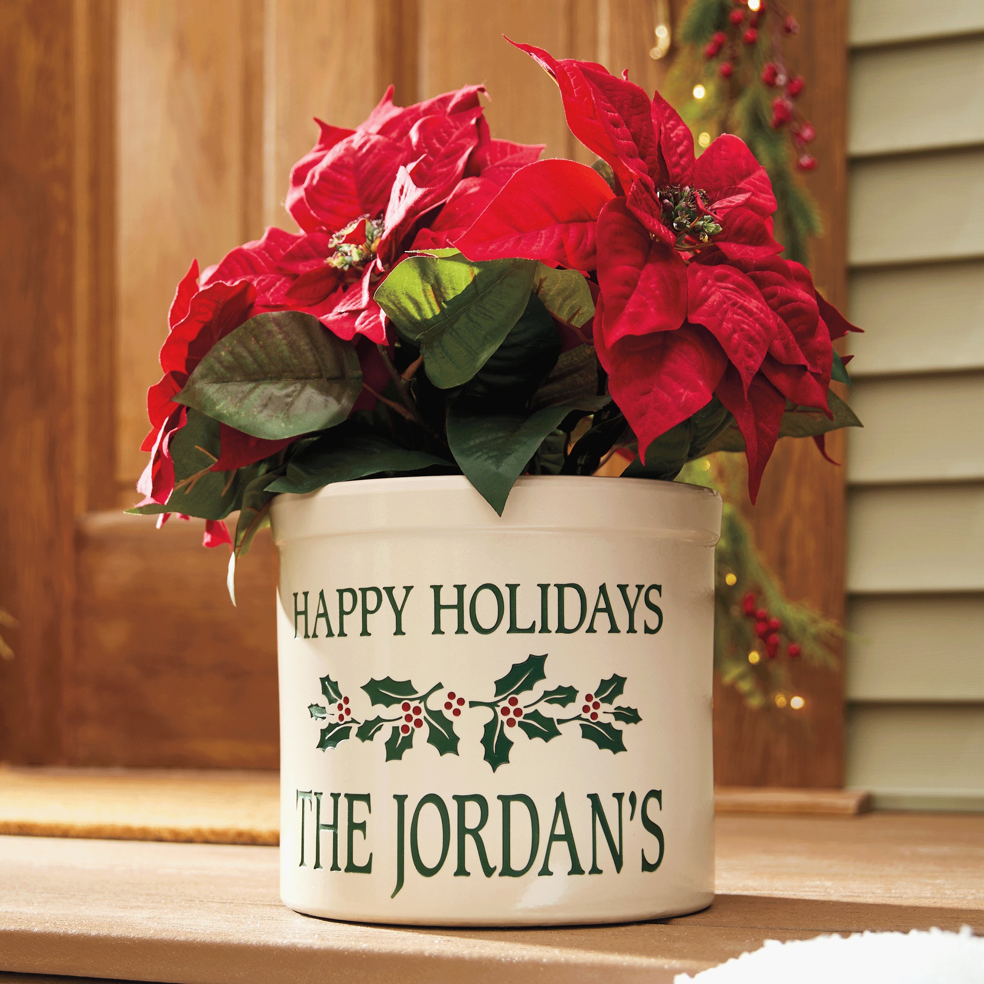 Personalized Seasonal Crock, , large