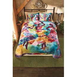Dancing Women Quilt and Sham, , large