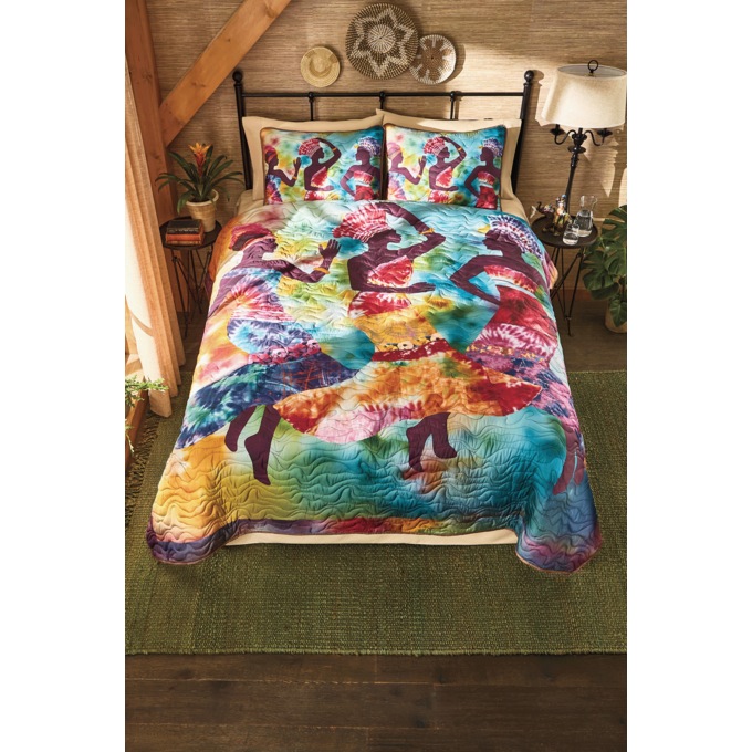 Dancing Women Quilt, , large