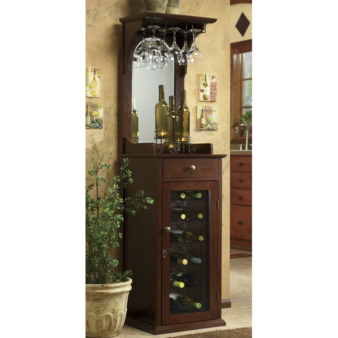 Locking Wine Cabinet | Seventh Avenue