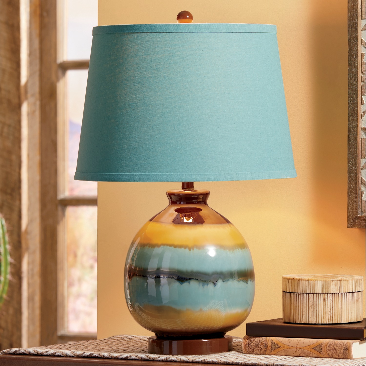 Ceramic Glazed Table Lamp Seventh Avenue