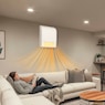 Handy Heater Wall-Mountable Room Heater, White, large