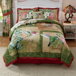 Hummingbird Comforter Set, , large