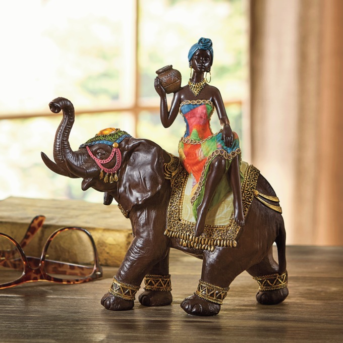 Global Lady and Elephant, Multi, large