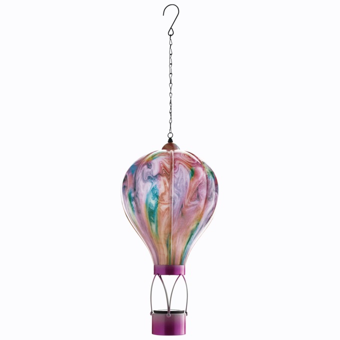 Solar Hot Air Balloon, Pink Tie Dye, large