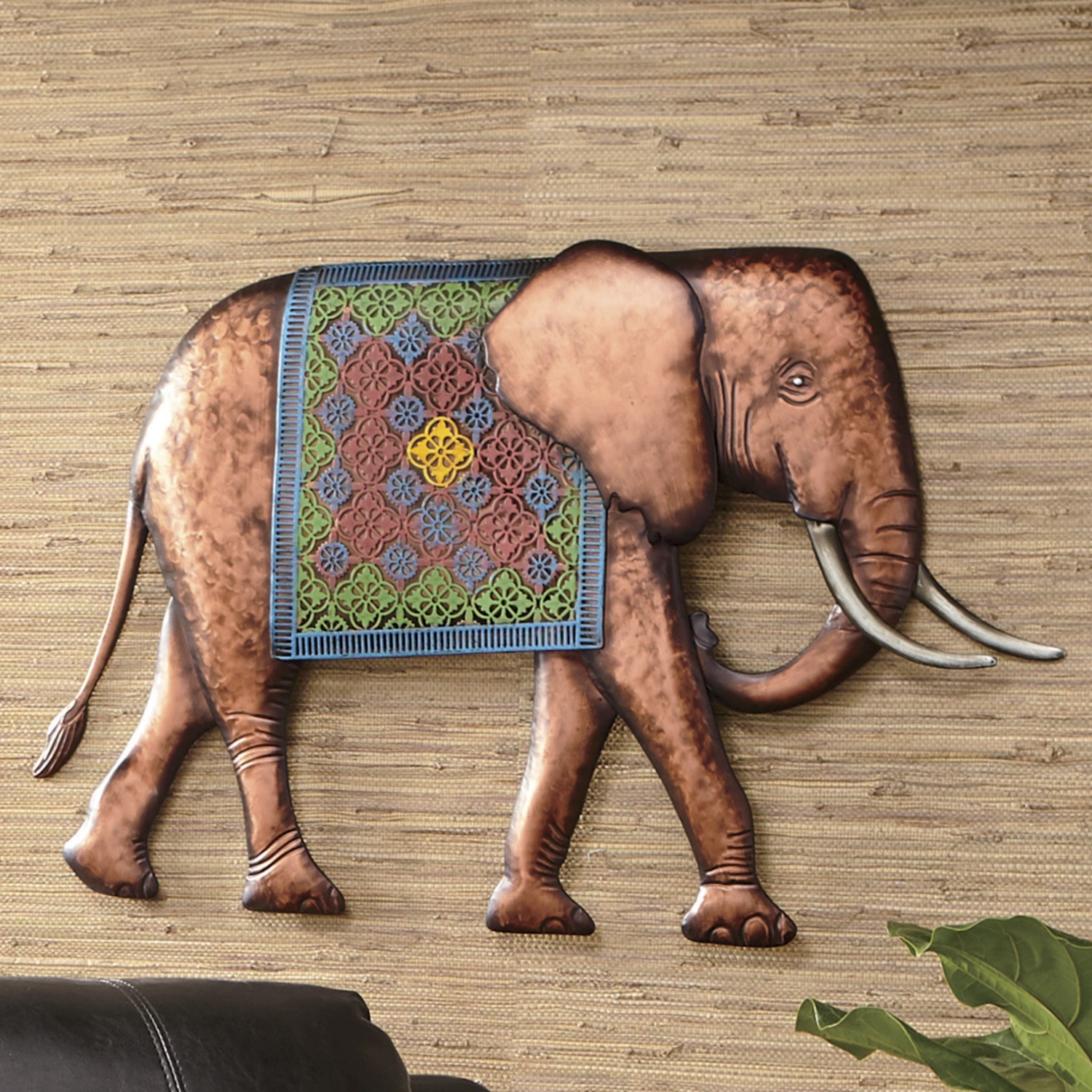 Metal Elephant Wall Art Seventh Avenue Metal Elephant Wall Art