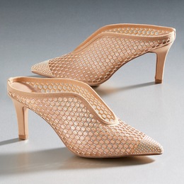 Andiamo Mesh Bling Mule, , large
