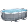 Bestway Steel Pro Max Above Ground Outdoor Swimming Pool Set with Filter Pump, Ladder, and Pool Cover, , large