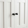 Katie Sideboard Cabinet with Drawers, Black White, large