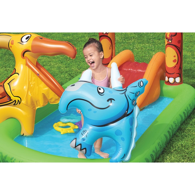 Bestway Jurassic Splash Inflatable Water Play Center, , large