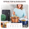 Gotham Steel 5-Quart Hammered Dutch Oven, , large