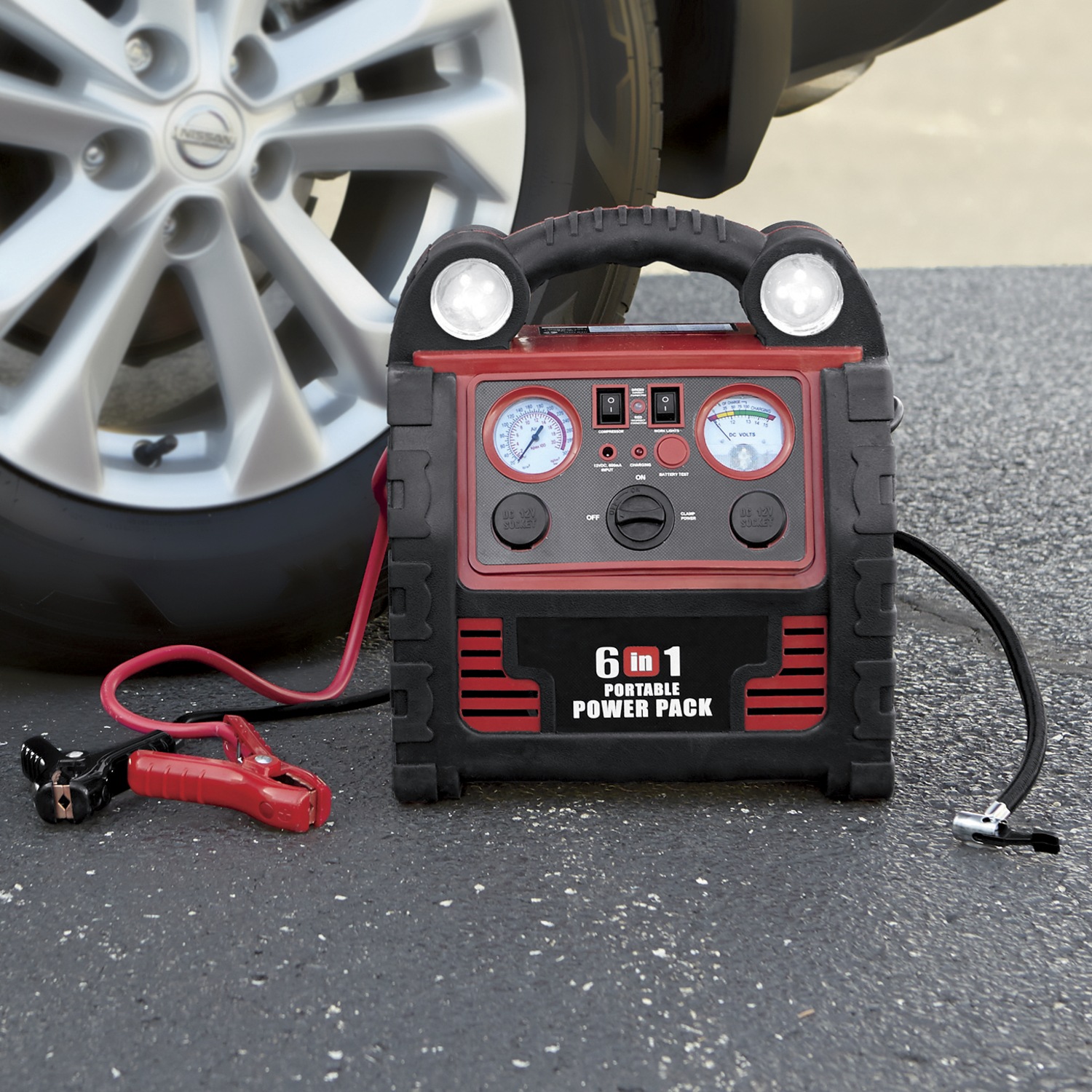6-In-1 Portable Power Source | Seventh Avenue