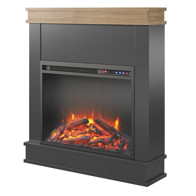 Harbor Electric Fireplace with Mantel, , large