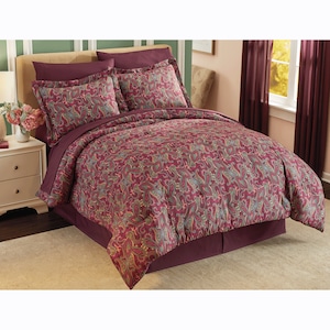 Jewel Paisley Complete Bed Set, , large