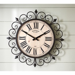 Amery Scroll Wall Clock, , large