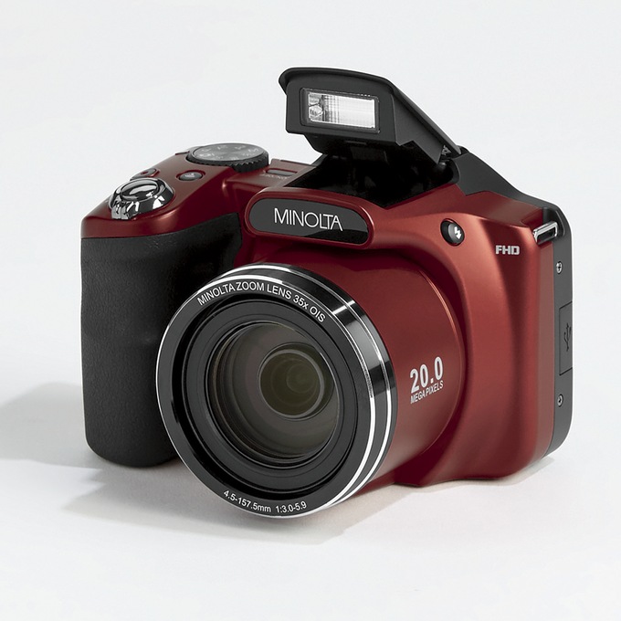 20 Mp Fhd Digital Camera With 35x Optical Zoom By Minolta