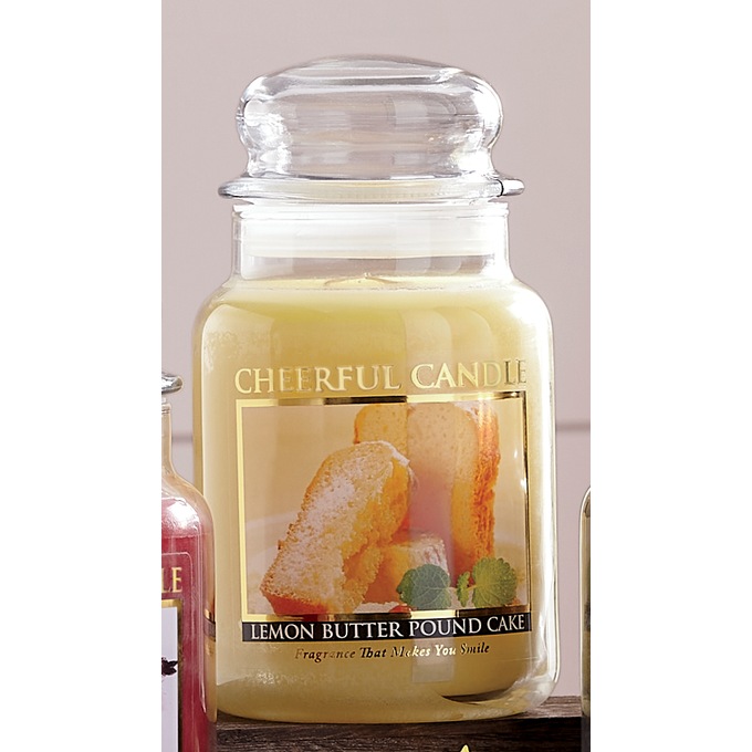 Cheerful Large Jar Candle, 24 Ounces, , large