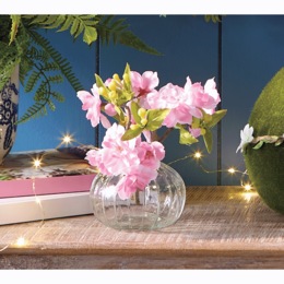 Cherry Blossom in Glass Vase, , large