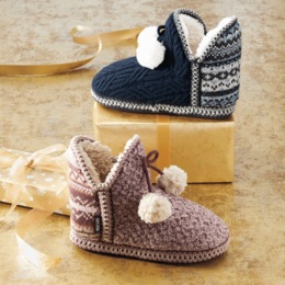 MUK LUKS Amira Slipper Bootie, , large