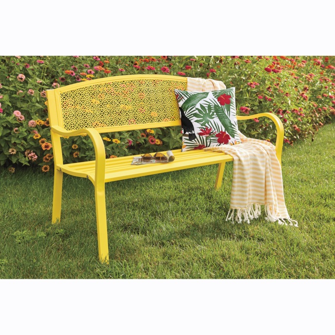Colorful Garden Bench, , large