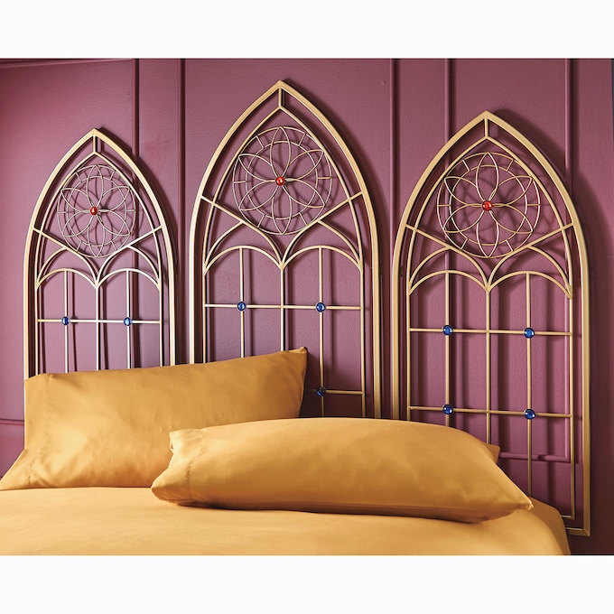 Set of 3 Cathedral Queen/King Headboard Panels, , large