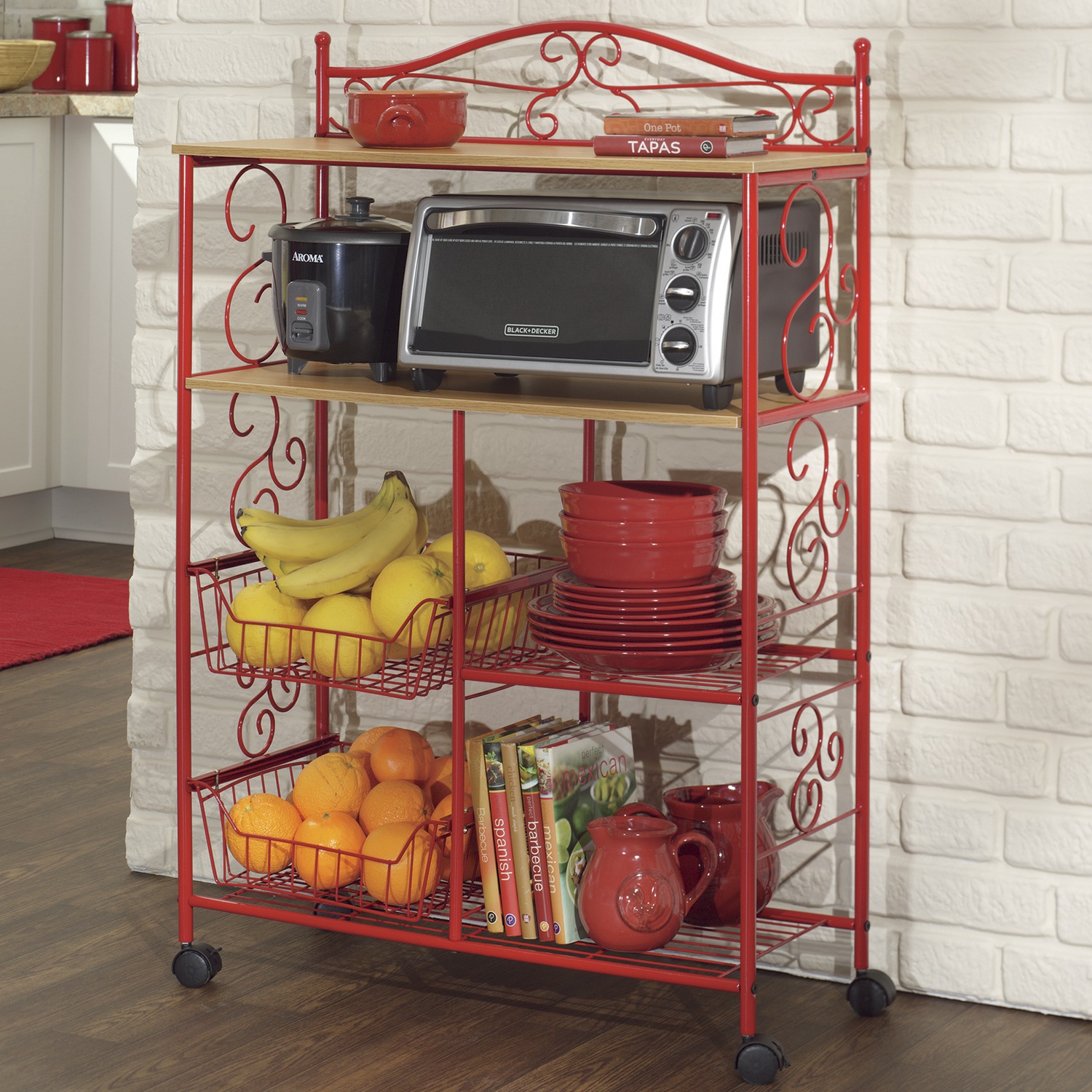 Rolling Kitchen Cart | Seventh Avenue