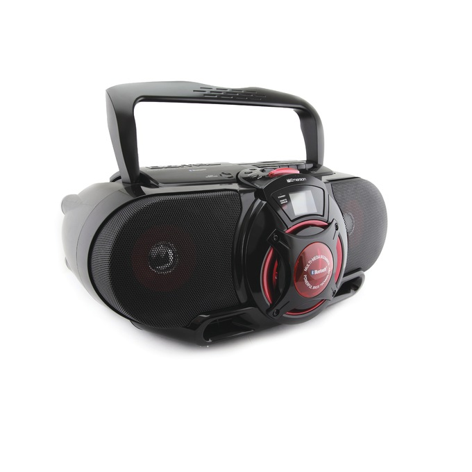 Emerson Boom Box with Bluetooth & Super Bass, , large