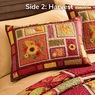 Reversible Holiday Sham, Multi, large