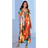 Southwest Beaded Maxi Dress, , large