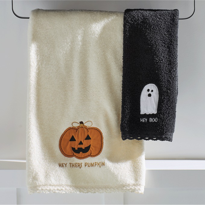 Halloween 2-Piece Bath Towel Set, , large