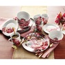 16-Piece Large Floral Porcelain Dinnerware Set, , large