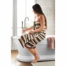 Set of 2 Serene Cotton Terry Bath Sheets, , large