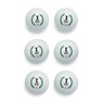 Set of 6 Personalized Laurel-Wreath Golf Balls, , large