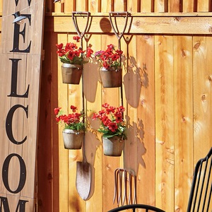 Garden Tool Hanging Planter - Buy Both and Save, , large