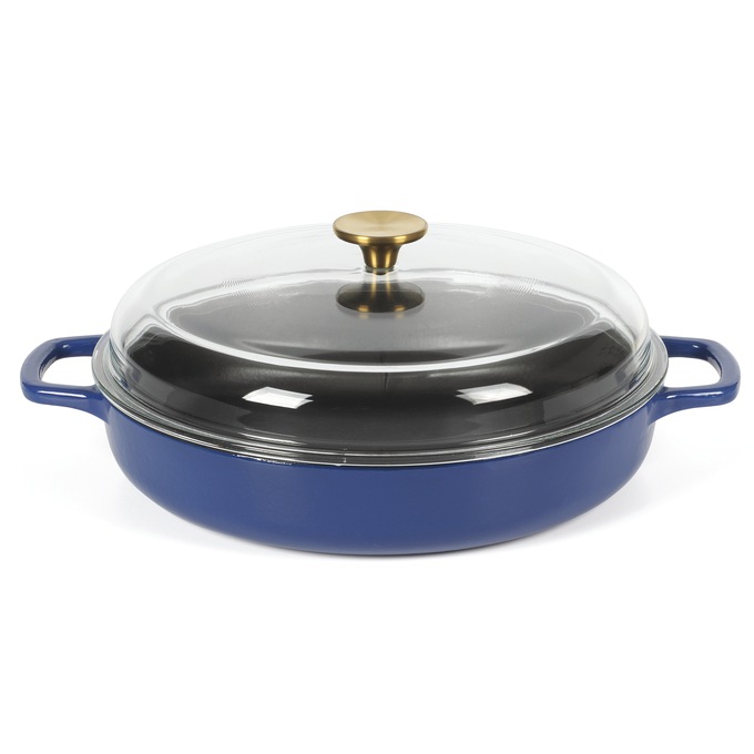 Sur La Table Supper Club 3.75-qt. Enameled Cast Iron Everyday Pan, , large