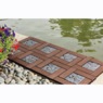 Set of 8 Outdoor Wood Patio Tiles, , large