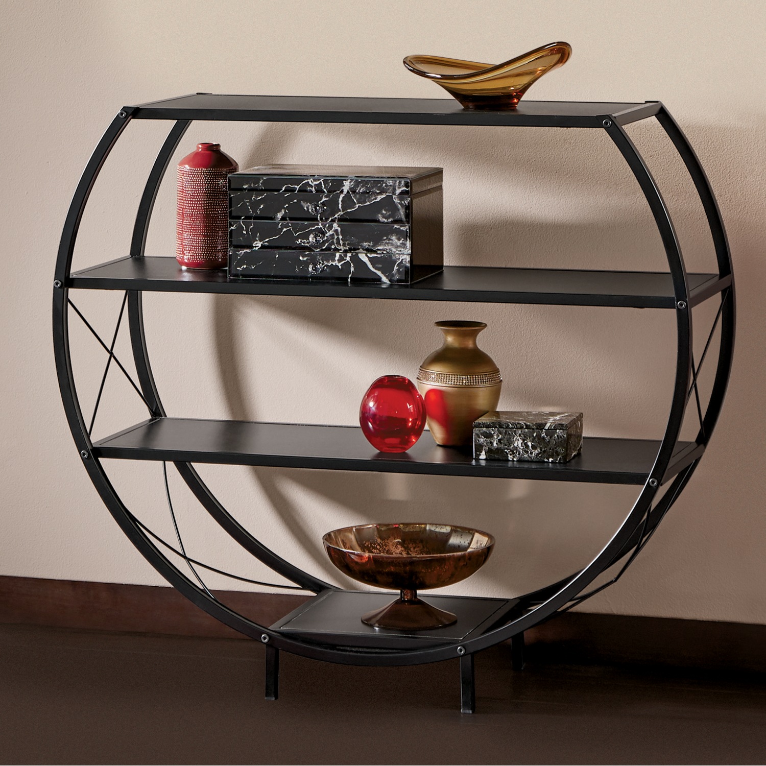 4Tier Curved Shelf Seventh Avenue