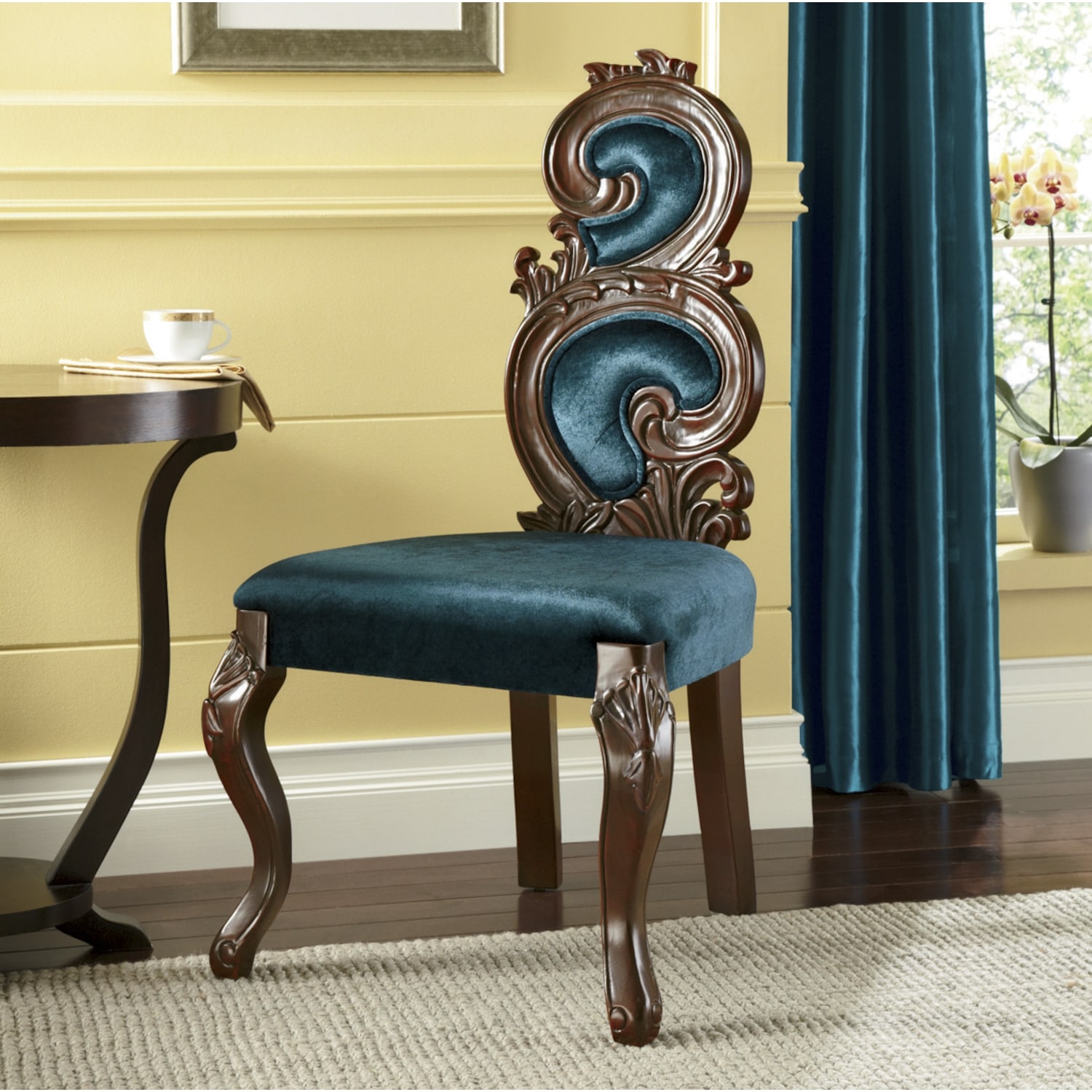 Carved Swirl Chair | Seventh Avenue