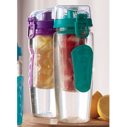 Set of Two 32-oz. Infuser Water Bottles, , large