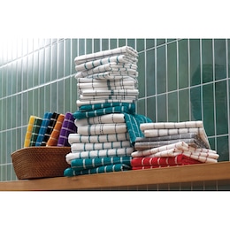 Color Connection 20-Piece Kitchen Towel Set in Absorbent Cotton, , large