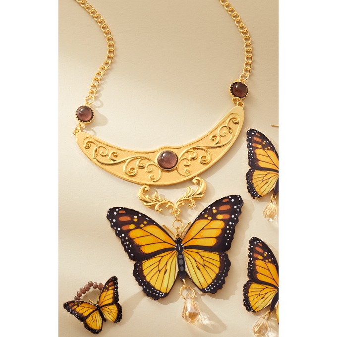 Butterfly Necklace, , large
