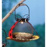 Solar Light Bird Feeder, Red, large