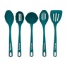 25-Piece Cutlery and Utensil Set, Teal, large
