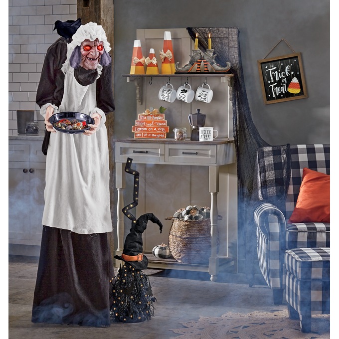 Agnes the Maid Animated Halloween Prop, , large