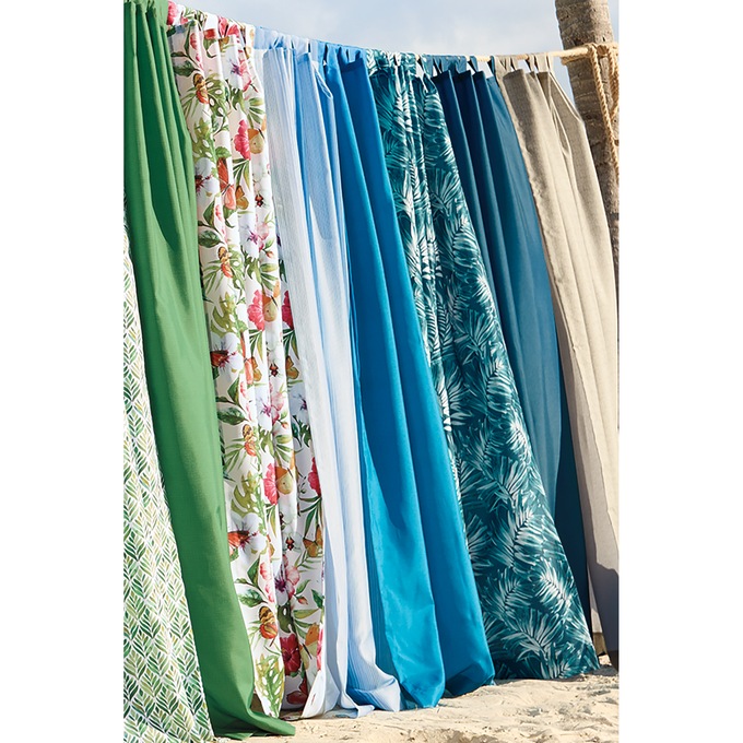 Outdoor Curtain Panel, Butterfly Floral, large